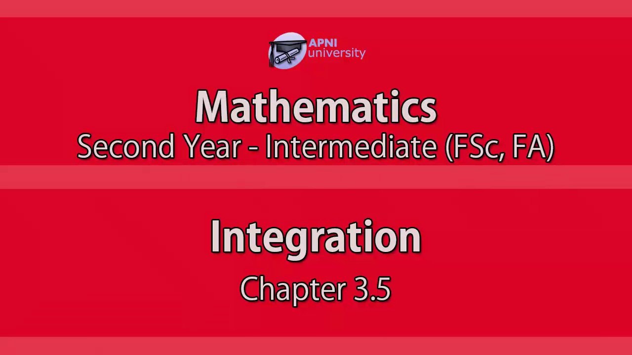 Integration - EX 3.5 (Part 2)