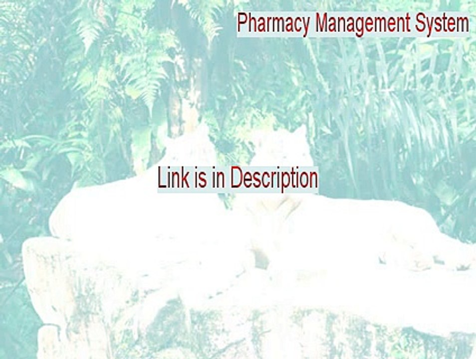 Pharmacy Management System Crack [Free Download 2015]
