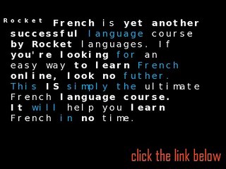 Rocket French Review - Learn French Online