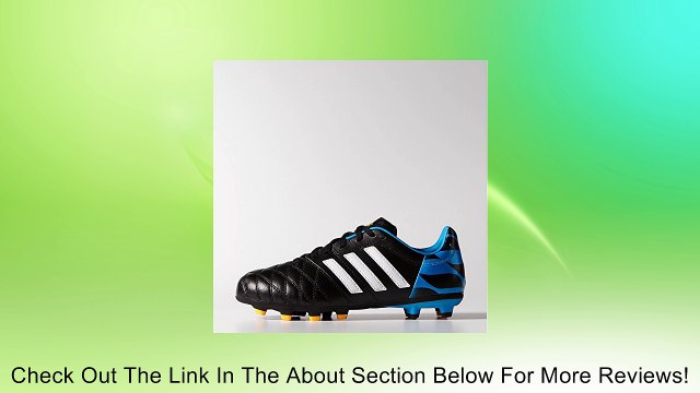 Adidas 11nova Junior Firm Ground Cleats [CBLACK/CWHITE/SOLBLU] Review
