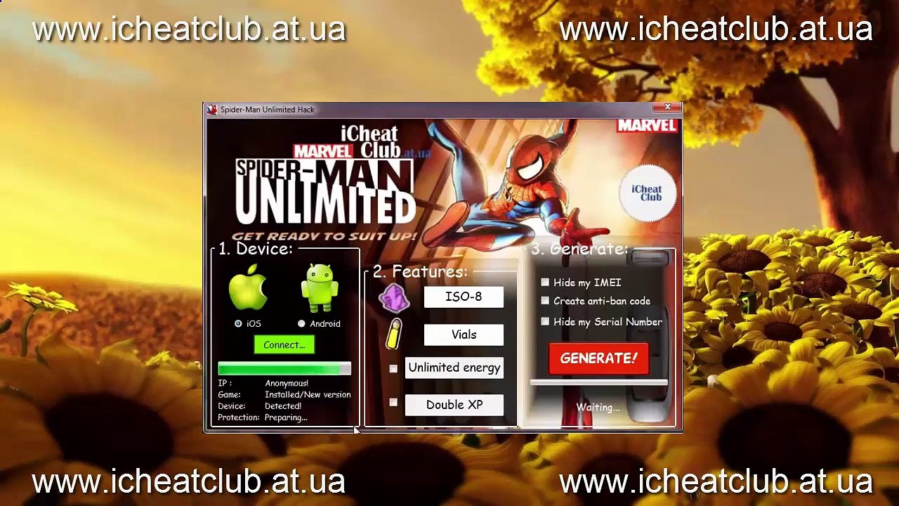 Spider-Man Unbegrenzte Generator Ressourcen 2015 | ISO-8, Vials, Energie Hack-Tool! Deutsch
