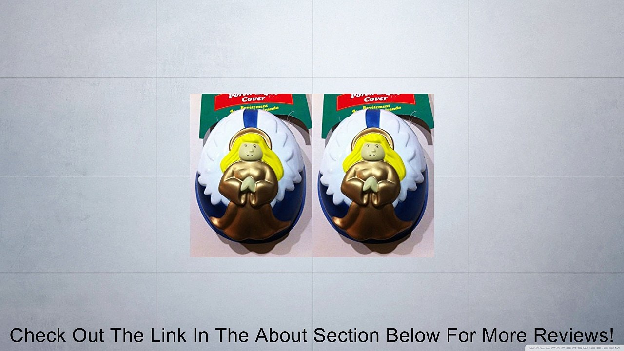 Set of 2 Angels Praying Porch Light Covers Garage Lights Christmas Holiday Outdoor Decor Review