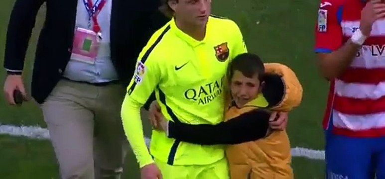 Barcelona: Ivan Rakitic hizo llorar de emoción a un niño