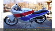 VARESE, CASTELVECCANA   HONDA  CB TIPO VEICOLO SPORTIVE CC 600