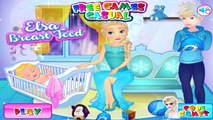 Congelados Juegos - princesa Elsa Frozen amamantar bebé Juego - Juego Jugar Tutorial