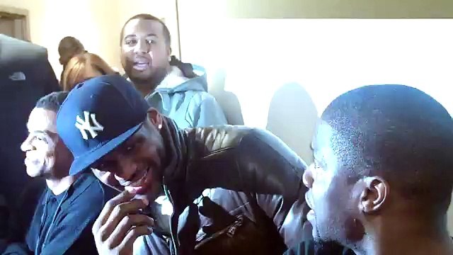 Kevin Hart jokes around with LeBron James _ his team mates