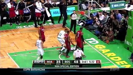 LeBron James Dunk On Jason Terry - Heat @ Celtics 3_18_2013