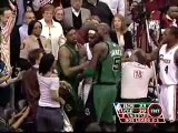 Lebron James tells Mom to Sit Down After foul (5.12.08)