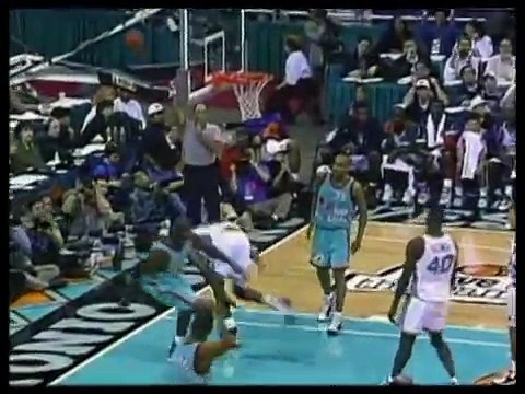 Shaquille O'Neal monster dunk over Robinson in 96 All Star Game