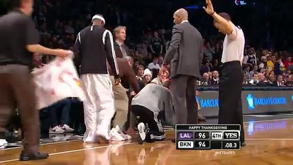 Jason Kidd Spills His Drink On Purpose vs Lakers