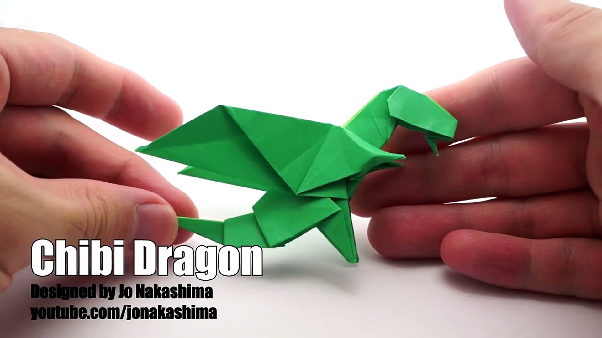 Origami Chibi Dragon Jo Nakashima