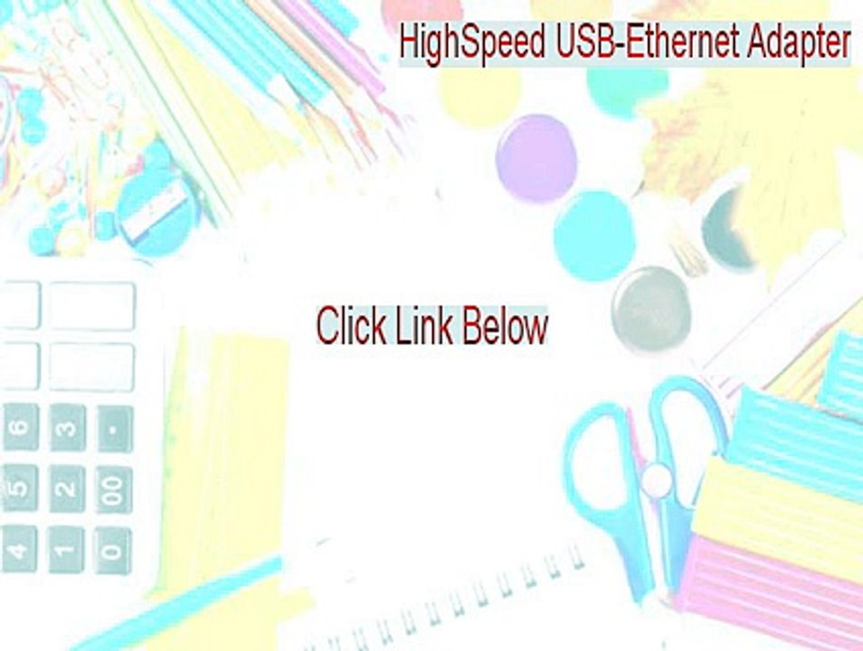 HighSpeed USB-Ethernet Adapter Key Gen (high speed usb ethernet adapter driver moschip)