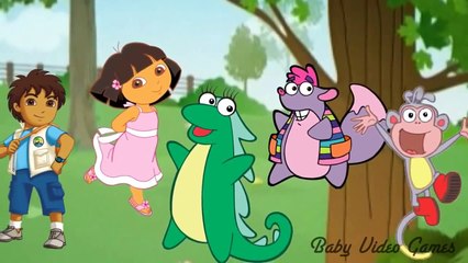 Disney Frozen Nursery Rhyme Cartoon Dora Songs for Kids | Fan Made