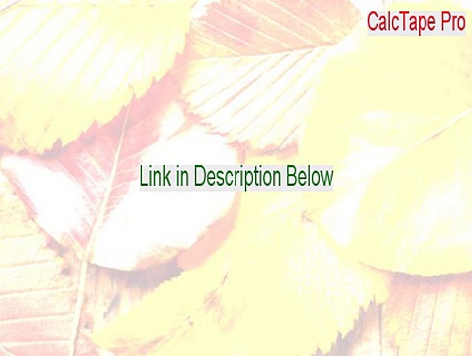 CalcTape Pro Download Free (Download Here 2015)