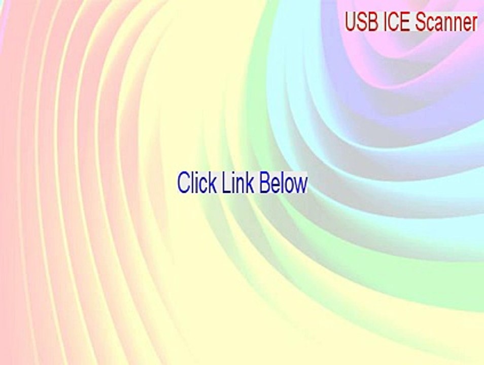 USB ICE Scanner Free Download (Instant Download)