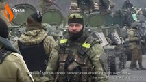 20150226 - Artemivsk, Donetsk - Ukrainian troops,vehicles and artillery pulling back