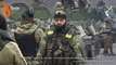 20150226 - Artemivsk, Donetsk - Ukrainian troops,vehicles and artillery pulling back