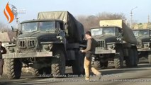 20150227 - Makeevka, Donetsk - Russia pulls back its BM-21 Grad