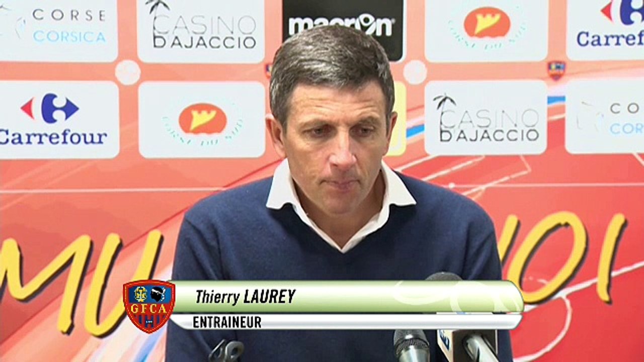 Gazélec Ajaccio 3-2 US Orléans : Les réactions de T. Laurey & d'O. Frapolli !