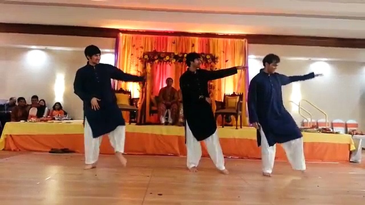 Mohib, Ahmed and Hamid Dance _ Mehndi _ Wedding _
