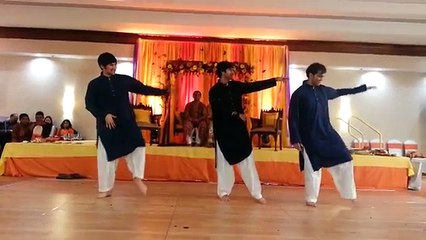 Mohib, Ahmed and Hamid Dance _ Mehndi _ Wedding _