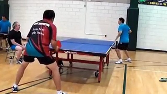 What a Shot In Table Tannis...Must Watch Its Awesome...