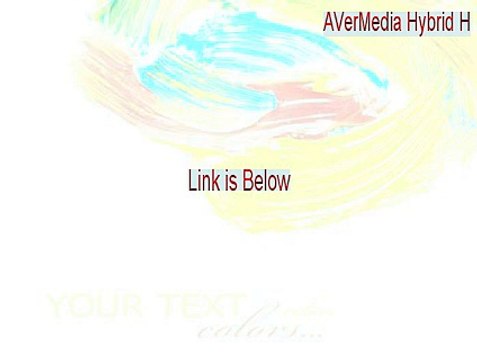 AVerMedia Hybrid H/W MPEG Card, M115S (DVBT/NTSC/PAL/SECAM) Download (Legit Download 2015)