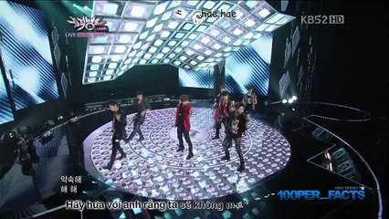 [Vietsub+Kara] Bad boy - 100% live