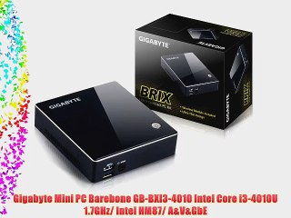 Gigabyte Mini PC Barebone GB-BXI3-4010 Intel Core i3-4010U 1.7GHz/ Intel HM87/ A
