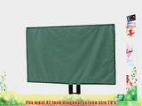 42 Inch Outdoor TV Cover (Front Half Cover) - 13 sizes available
