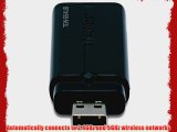 TRENDnet 300 Mbps Dual Band Wireless N USB 2.0 Adapter TEW-664UB (Black)