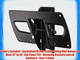 Rocketfish Low-Profile Tilting Wall Mount for Most 13 Inch to 26 Inch Flat-Panel TVs - Black