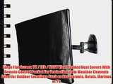 Large Flat Screen TV / LED / HDTV Vinyl Padded Dust Covers With Remote Control Pocket For Protection
