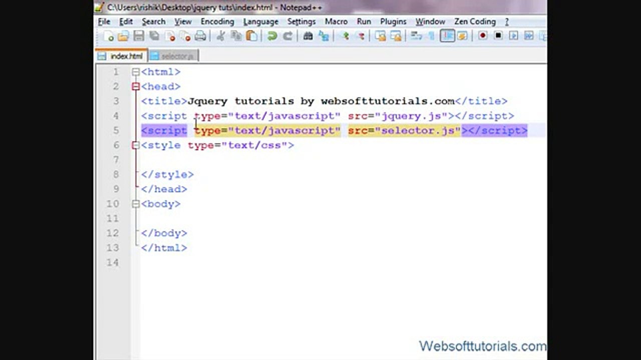 Jquery Tutorial in Urdu - Hindi - 11 -  Jquery First - Last Selector