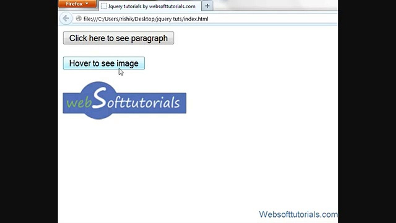 Jquery Tutorials in Urdu - Hindi - 19 - Introduction to Jquery Events