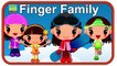 Daddy finger -  Finger Family Cute Girls Family -  Finger Rhymes