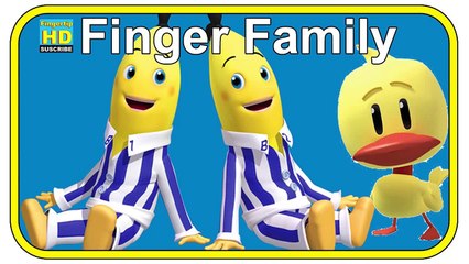 Finger Family Bananas in Pajamas Family Rhyme - Fingertip Rhymes HD