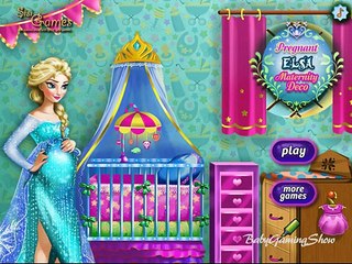Pregnant Elsa Maternity Deco - Frozen Princess Elsa Game