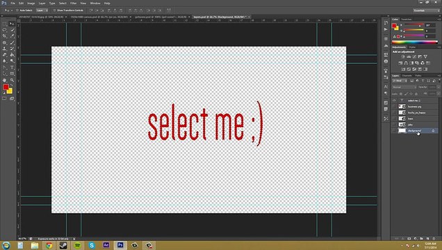 -Photoshop CS6 Tutorial - 50 - Creating a Selection from a Layer