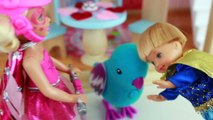 Frozen Disney Princess Anna Kids Super Toby Little Live Pets Bird Barbie in Princess Power movie