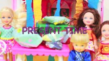 Frozen Barbie Chelsea BIRTHDAY PARTY Barbie Clubhouse Part 2 Toby Peppa Pig Shopkins AllToyCollector