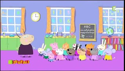 Peppa pig (cochon) Francais: La fête d'adieu de Madame Gazelle