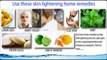 Home Remedy Skin Lightening Treatment - Skin Whitening Products