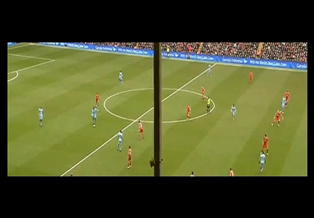 Dzeko Great Goal - Liverpool vs Manchester City 1-1 /  01-03-2015