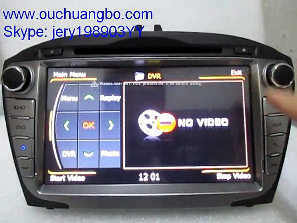 Ouchuangbo S100 Hyundai IX35 2014 audio gps radio sat navi