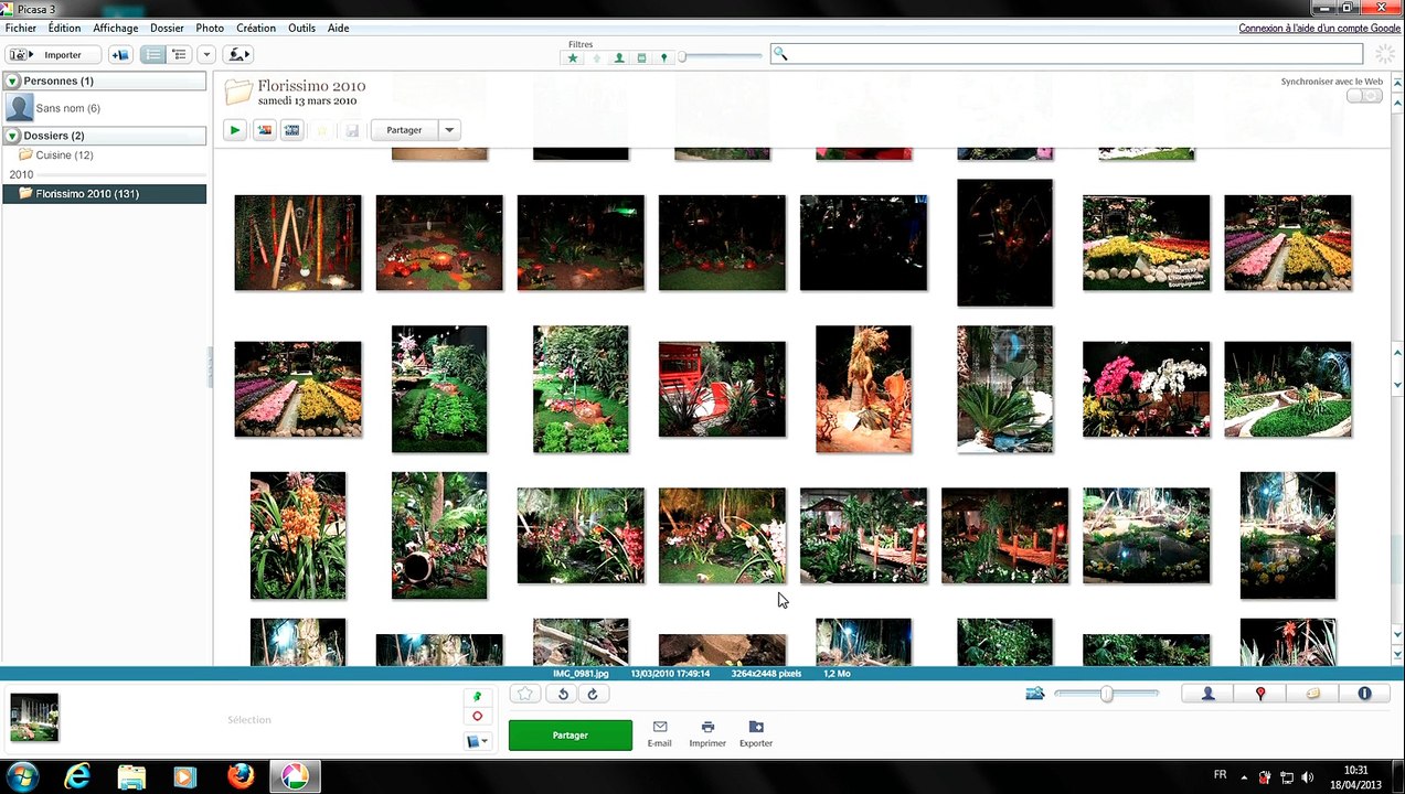 Tuto - Picasa 3 - Améliorer rapidement et facilement une photo