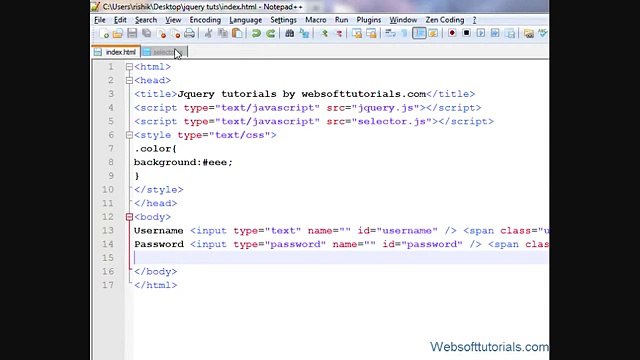 Jquery Tutorial in Urdu - Hindi - 24 - Jquery Focusout Event