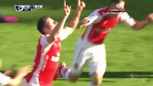 Olivier Giroud 1_0 _ Arsenal - Everton 01.03.2015 HD