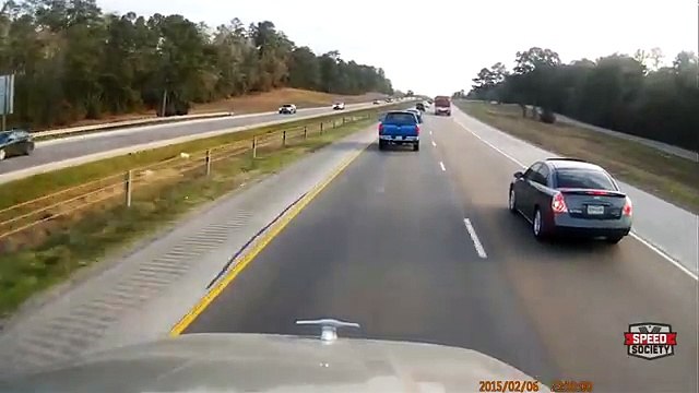 Quand on coupe la priorité à un camion, ça fait des dégâts