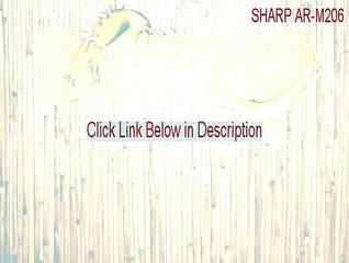SHARP AR-M206 (EB) Download Free (Instant Download 2015)
